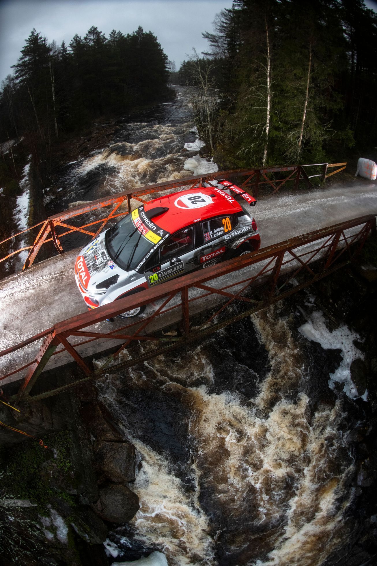 Mads Ostberg, Citroën na trati Švédské rallye 2020