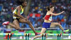 OH 2016, atletika 400m překážek: Ristananna Tracey a Zuzana Hejnová