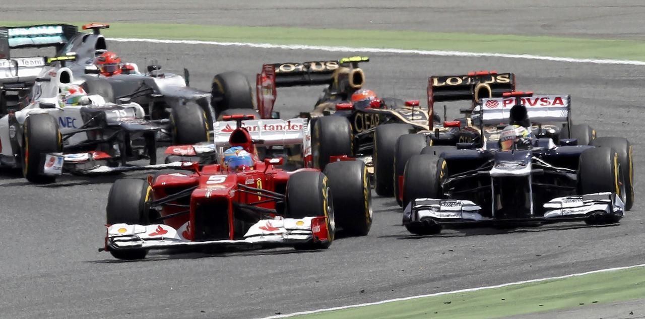 Alonso a Maldonado ve Velké ceně Španělska
