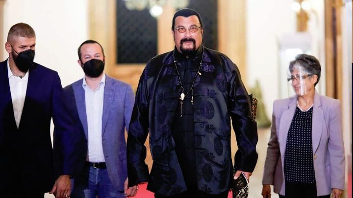 Seagal "zazářil" na půdě zbídačené Venezuely. Je už jen stínem akční ikony 90. let; Zdroj foto: Asociated Press