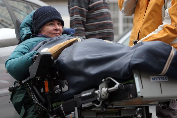 Demonstrace za podporu zákona o sociálních službách