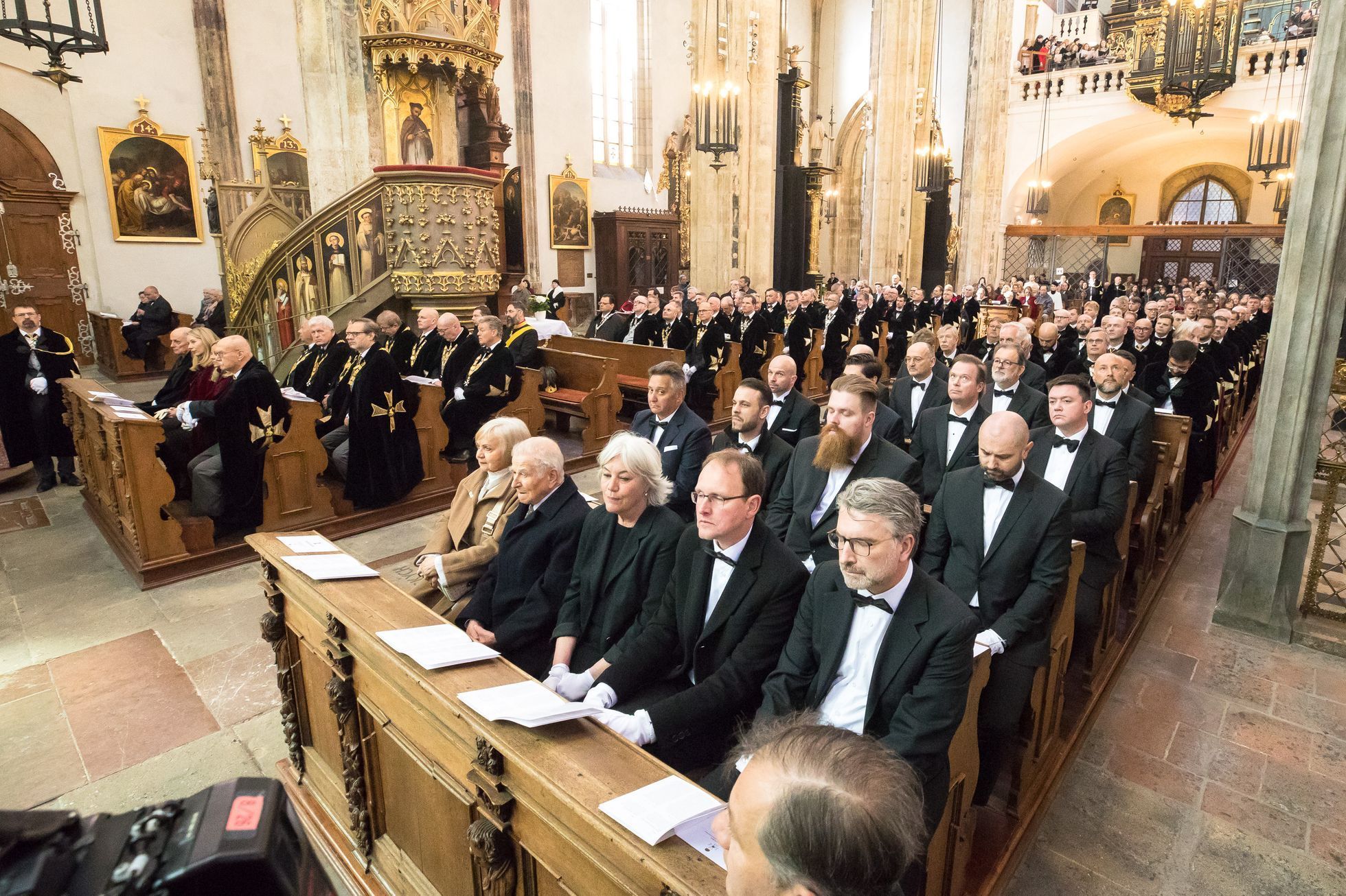 Řád sv. Jiří, Habsburští rytíři, průvod, Habsburkové, šlechtici, šlechta