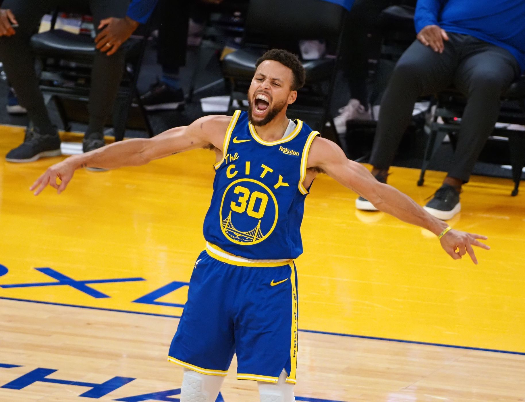 NBA 2020/21, Golden State - LA Clippers: Radost domácího Stephena Curryho