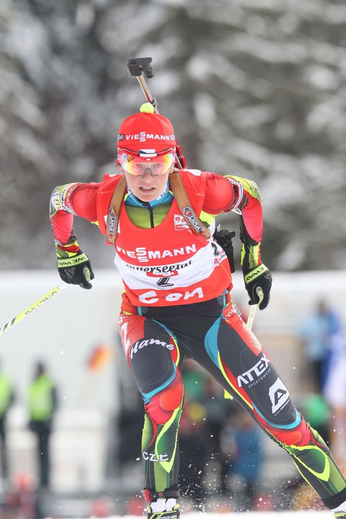 SP biatlonu,. Hochfilzen, stíhačka Ž: Veronika Vítková