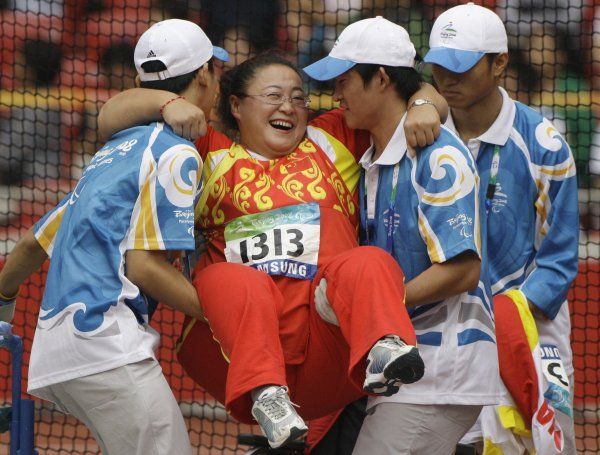 Paralympiáda - dobrá nálada čínské koulařky