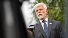 Prezident Petr Pavel na tiskovém brífinku po Bledském strategickém fóru ve Slovinsku