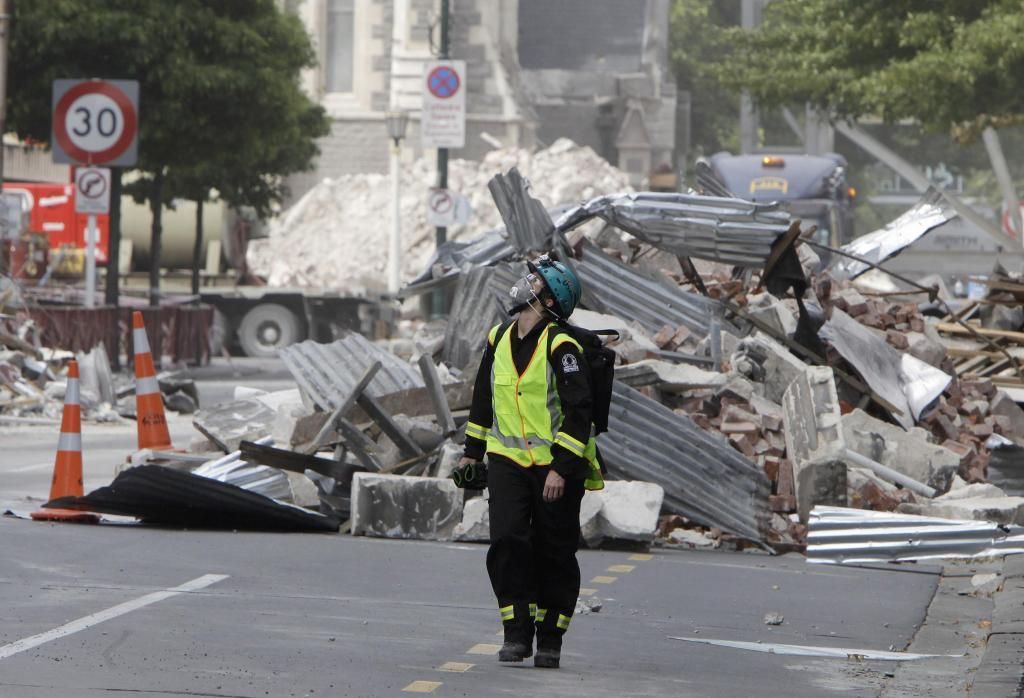 Likvidace následků zemětřesení na NZ