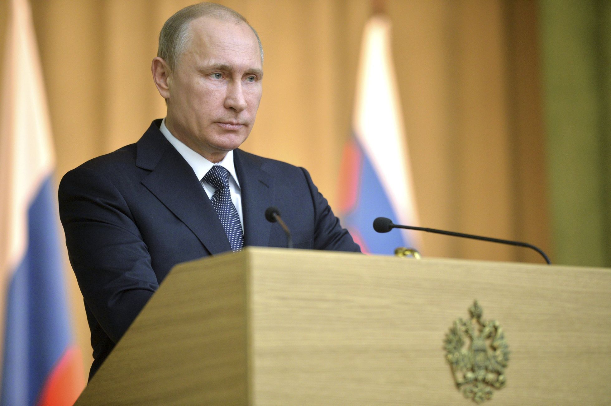 Russian President Putin attends a session at the General Prosecutor's Office in Moscow