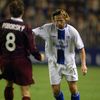 LM Sparta Praha - Chelsea, září 2003: Karel Poborský - Emmanuel Petit