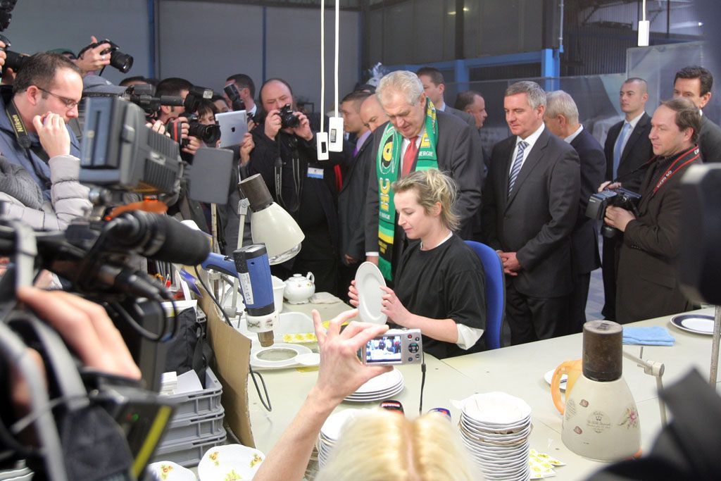 Zeman na návštěvě Karlovarského kraje