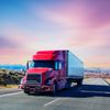 USA, dálnice, kamion, trucker, řidič, doprava