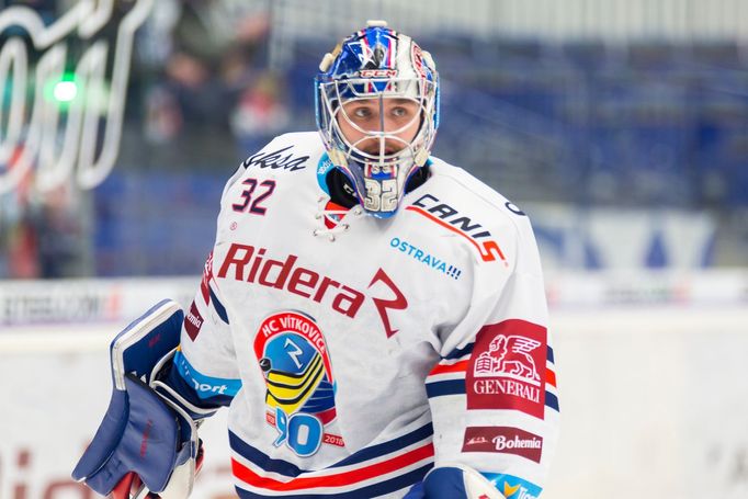 Patrik Bartošák. HC Vítkovice Ridera - HC Bílí Tygři Liberec, 38. kolo extraligy