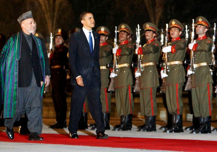 Barack Obama a Hamíd Karzáí
