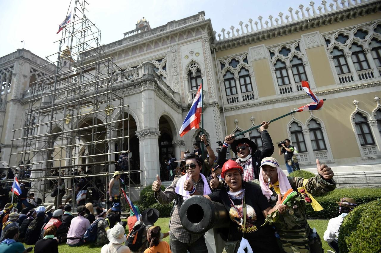 Protesty v Thajsku 3. 12.