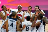 Americký Dream Team splnil cíl a olympijský basketbalový turnaj vyhrál.