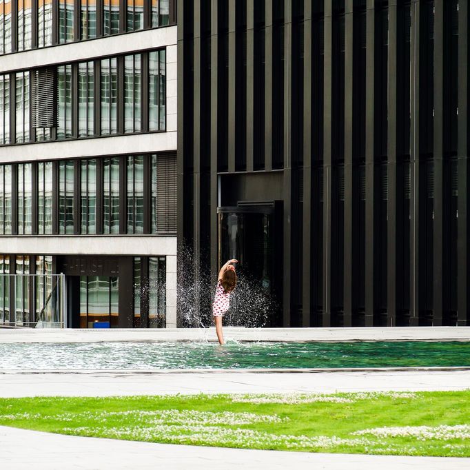 Moderní architektura: Düsseldorf Media Hafen