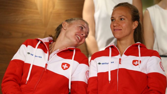 Fed Cup 2018: Viktorija Golubicová a Jil Teichmannová