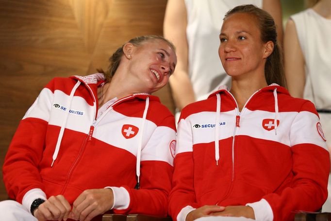 Fed Cup 2018: Viktorija Golubicová a Jil Teichmannová