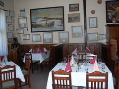 Interiér restaurace na Klokočné