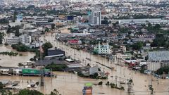 Thajsko, povodeň, záplava