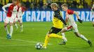 Julian Brandt dává gól v zápase LM Borussia Dortmund - Slavia