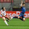 Martin Koscelník a Ryan Camenzuli v zápase kvalifikace MS 2022 Slovensko - Malta