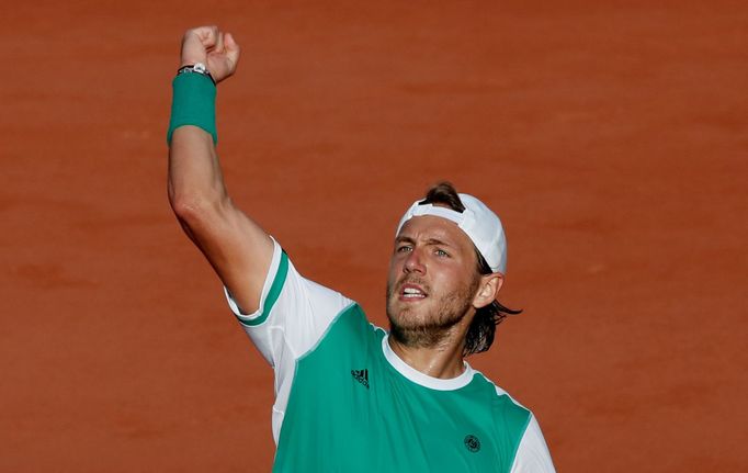 Lucas Pouille na French Open 2017