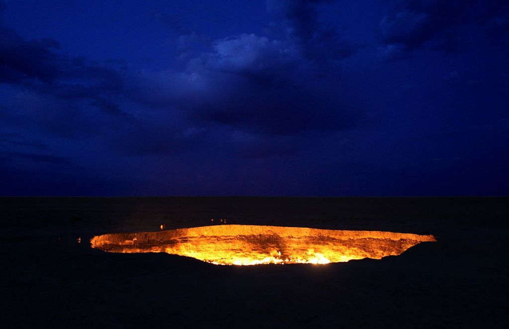 Fotogalerie: Brána do pekel v turkmenském podání