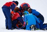 Kanaďanka Yuki Tsubotaová zažila v ženském lyžařském slopestylu na olympijských hrách úplně nejhorší pád.