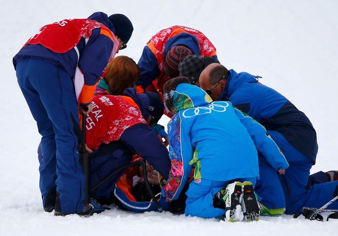 Kanaďanka Yuki Tsubotaová na OH v Soči 2014 (slopestyle)