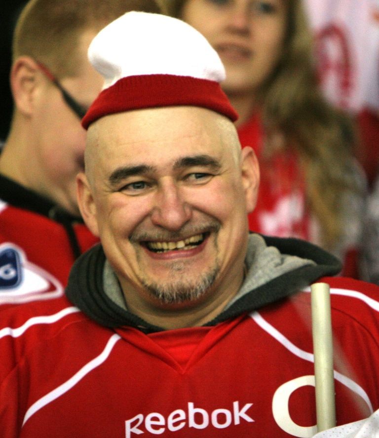 Slavia vs Litvínov v Edenu: fanoušek