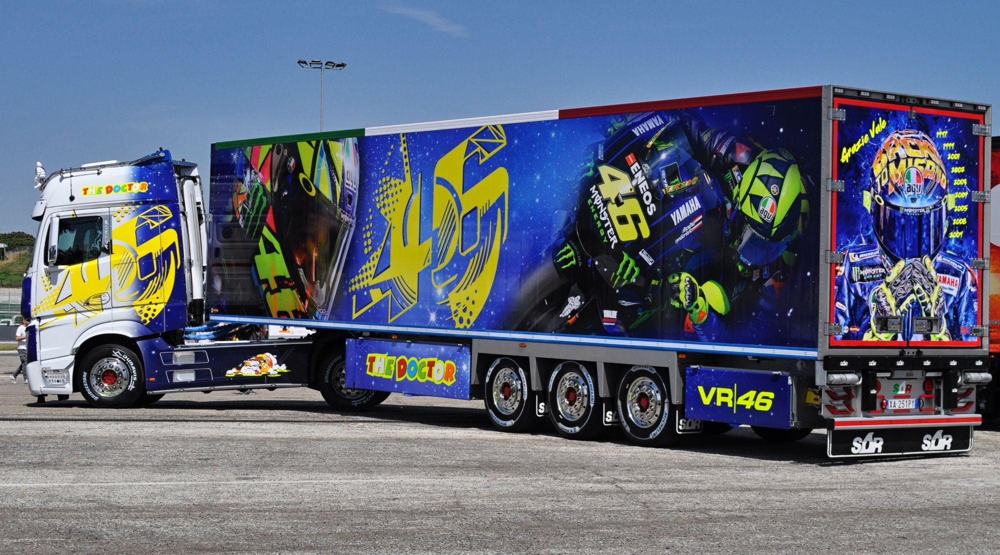 ME tahačů na okruzích v Misanu 2022 - ukázka kamionů: Valentino Rossi