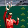 Charles Leclerc (Ferrari) v cíli GP Rakouska F1 2020