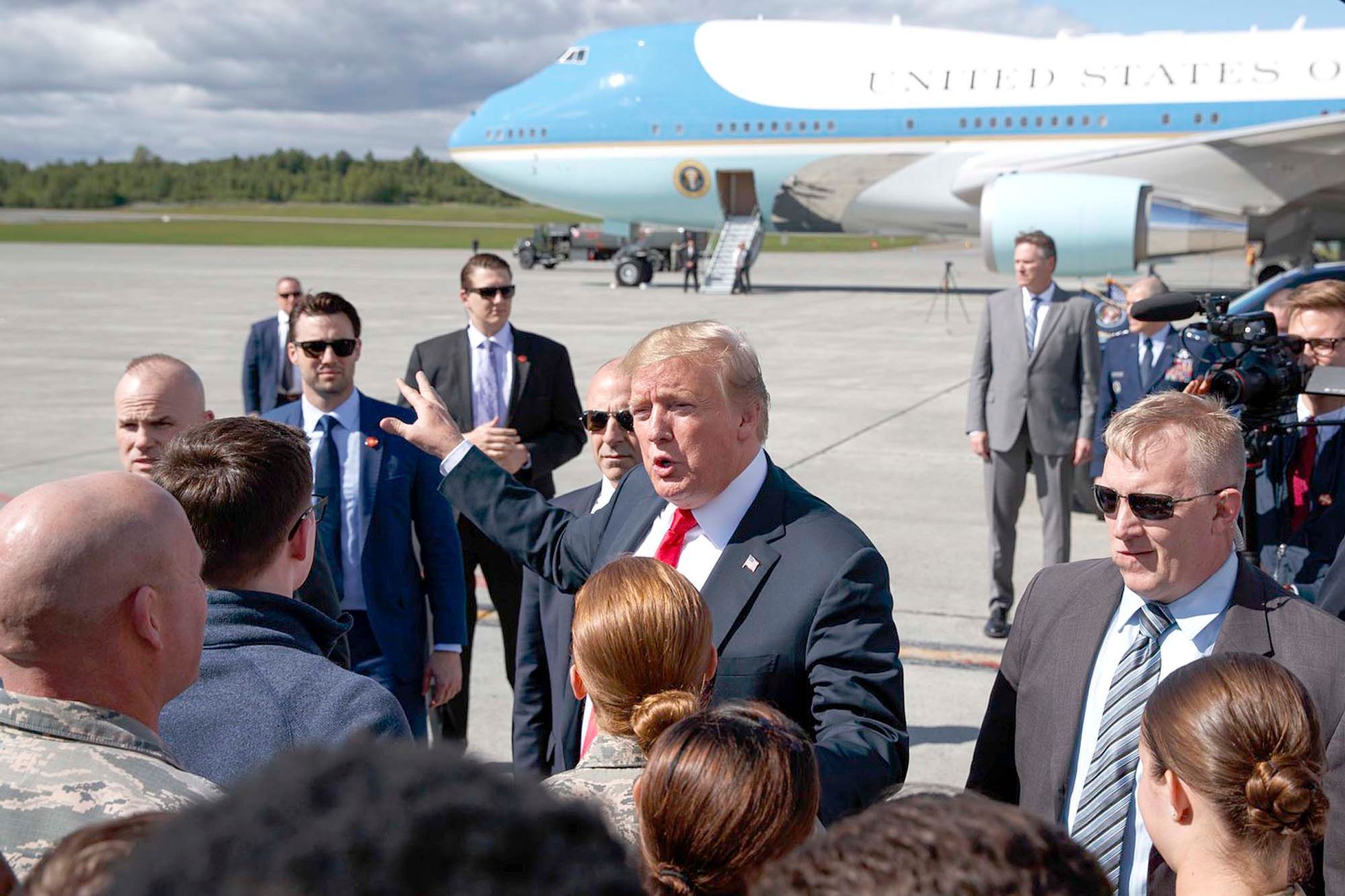 Aljaška, vojenská základna, Elmendorf-Richardson, USA, Rusko, Trump, Putin