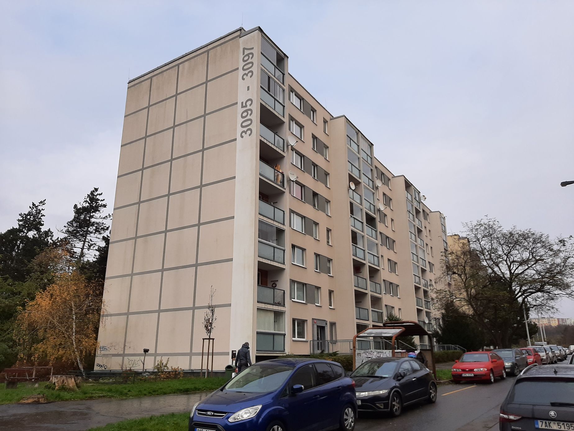 Panelák, barevné fasády