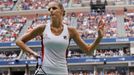 Karolína Plíšková ve finále US Open 2016 s Angelique Kerberoovu.