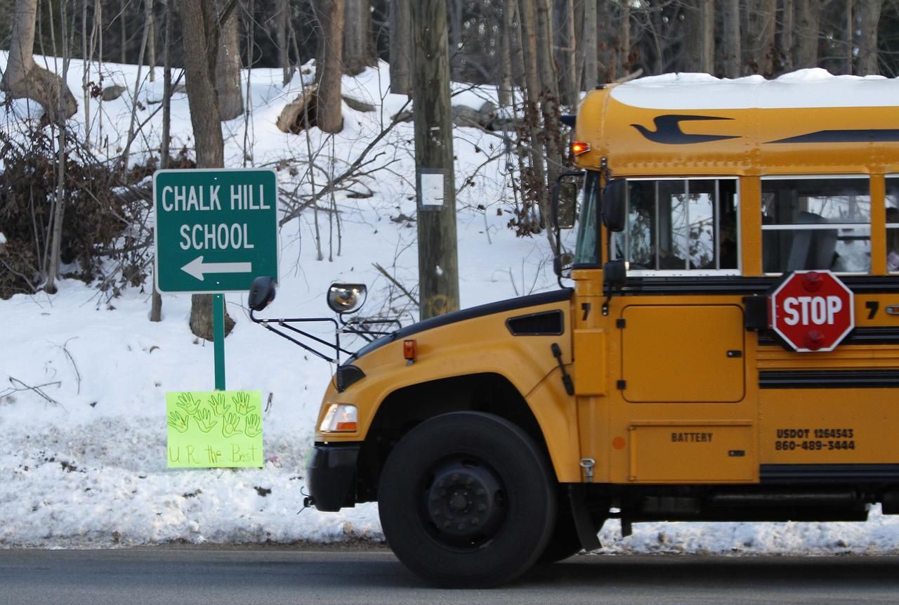 newtown - usa - sandy hook - leden 2013