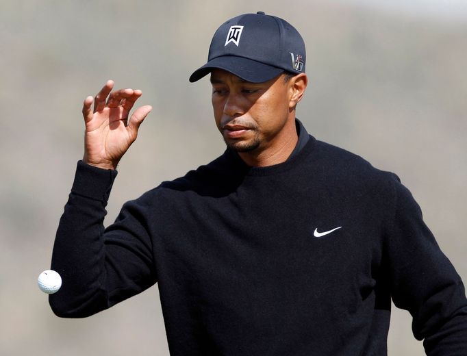 Tiger Woods na jamkovce v Arizoně