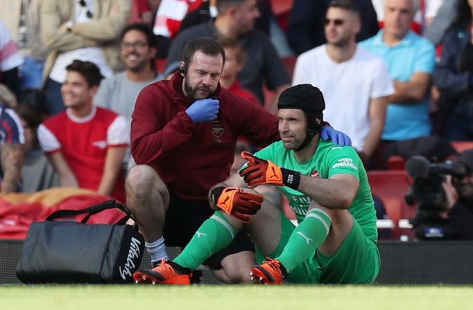 7. kolo anglické Premier League 2018/19, Arsenal - Watford: Zraněný Petr Čech