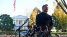 Ukrajinský prezident Volodymyr Zelenskyj po jednání s Donaldem Trumpem, 17. října 2025