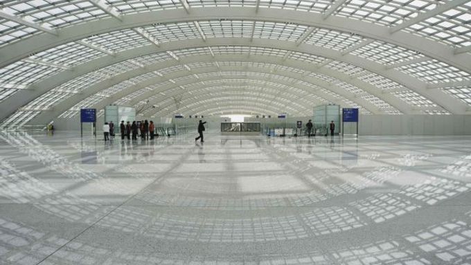 Pekingské letiště.