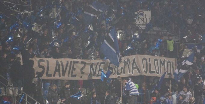 Fotbal, Gambrinus liga, Olomouc - Slavia: fanoušci