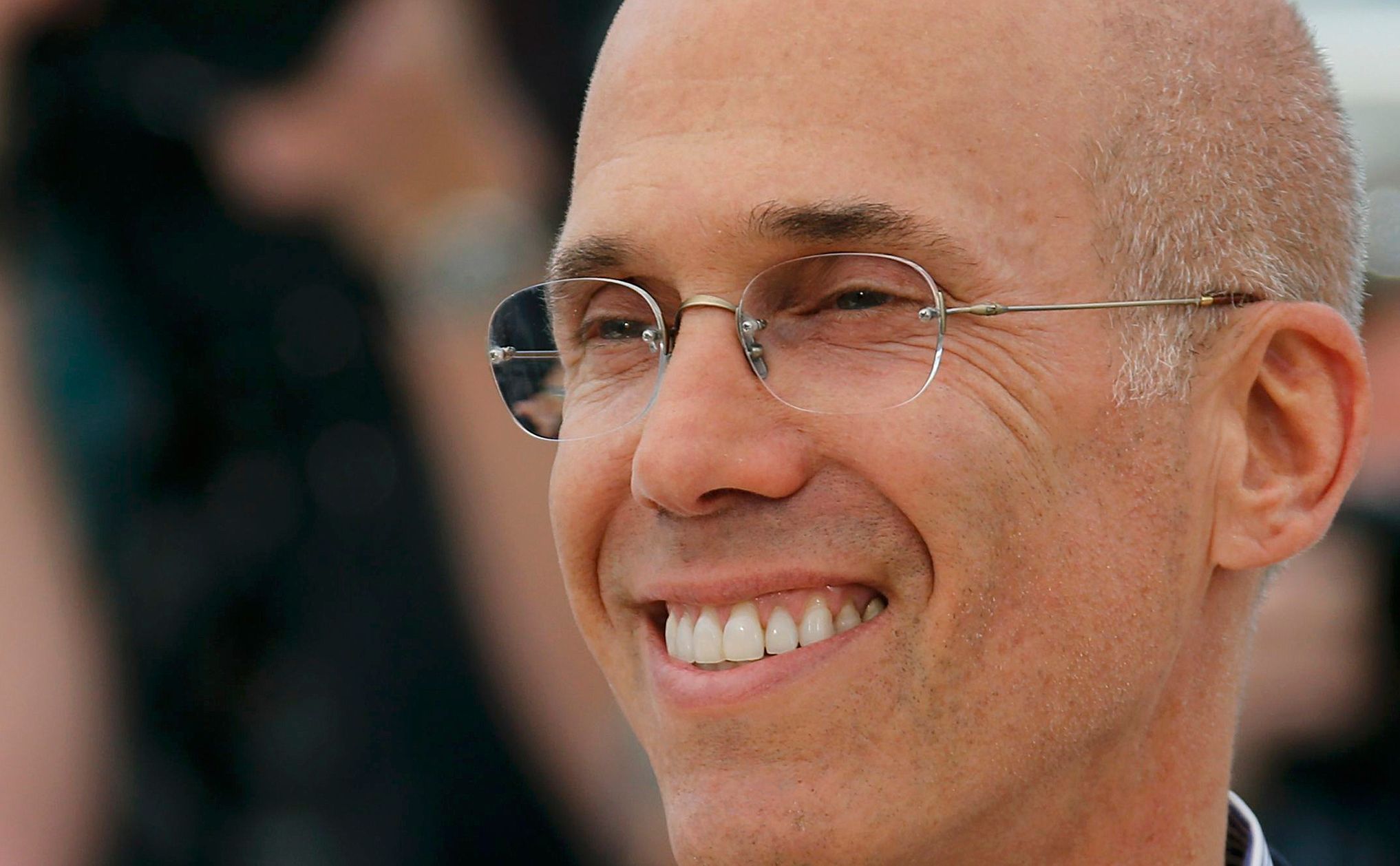 Dreamworks CEO Jeffrey Katzenberg poses during a photocall for the film &quot;How to Train Your Dragon 2&quot; out of competition at the 67th Cannes Film Festival in Cannes