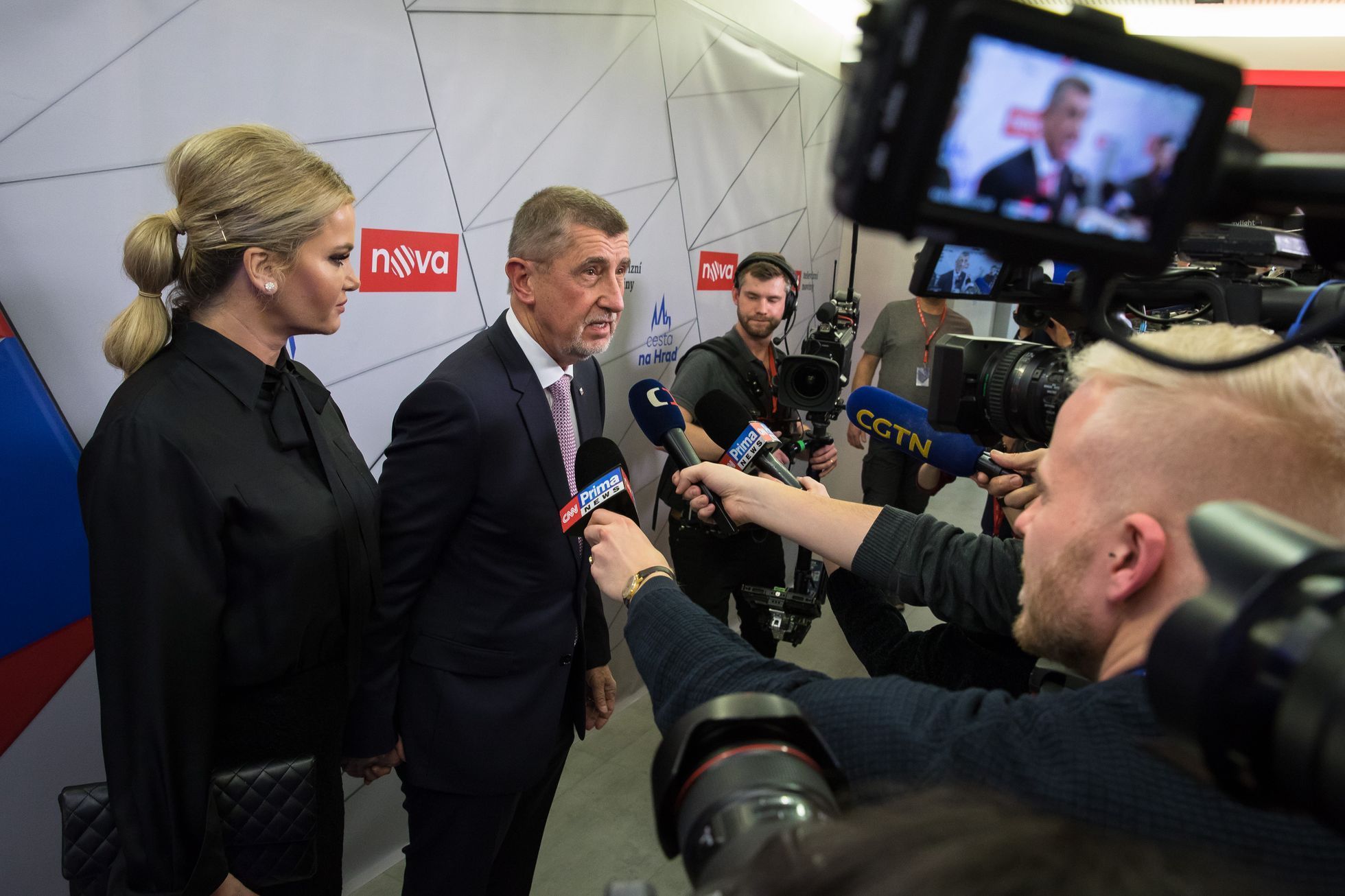 Prezidentská debata televize Nova, Andrej Babiš, Petr Pavel, Danuše Nerudová