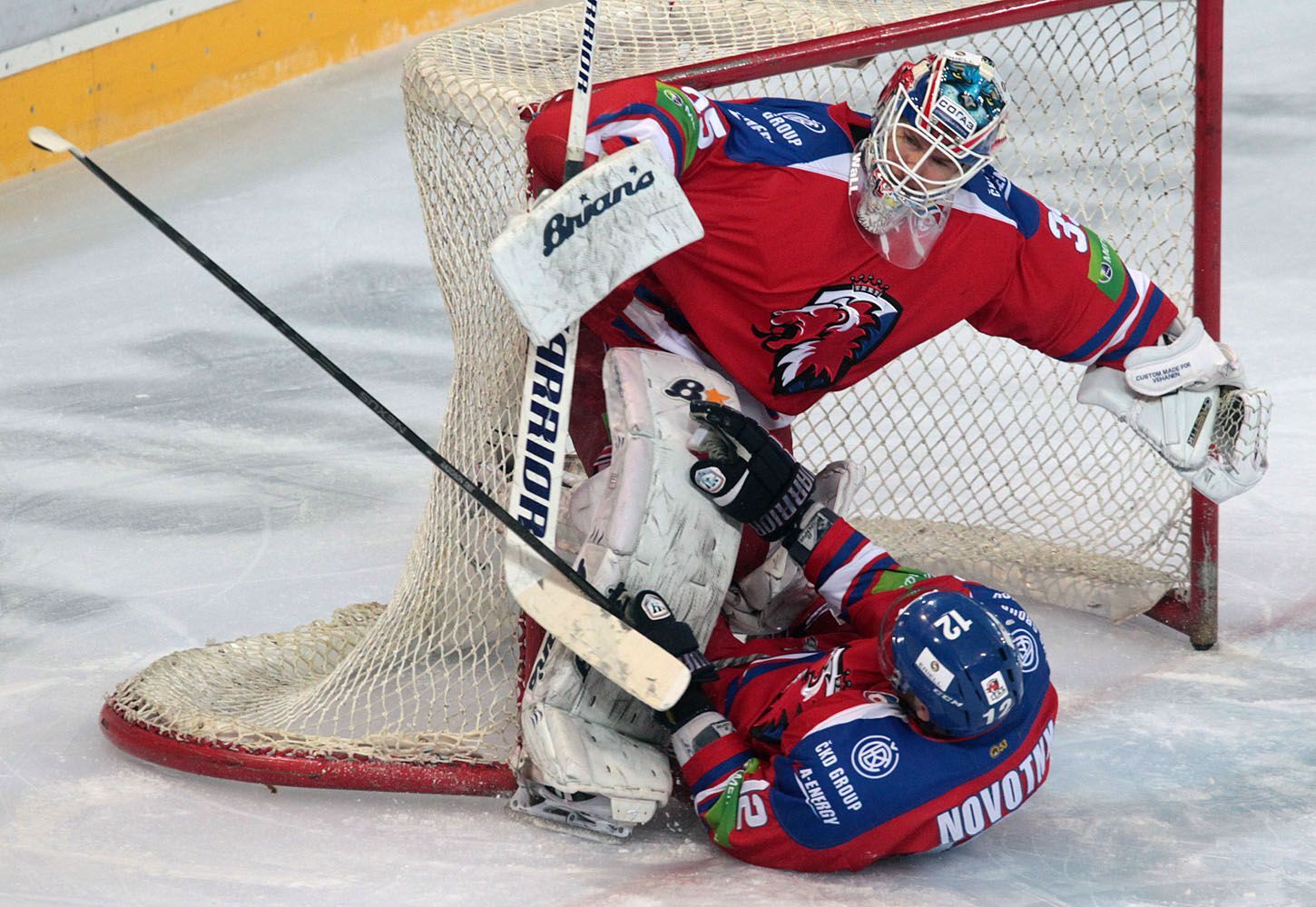 KHL: Lev - Slovan Bratislava (Vehanen, Novotný)
