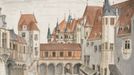 Albrecht Dürer: Pohled na Innsbruck ze severu, okolo roku 1495