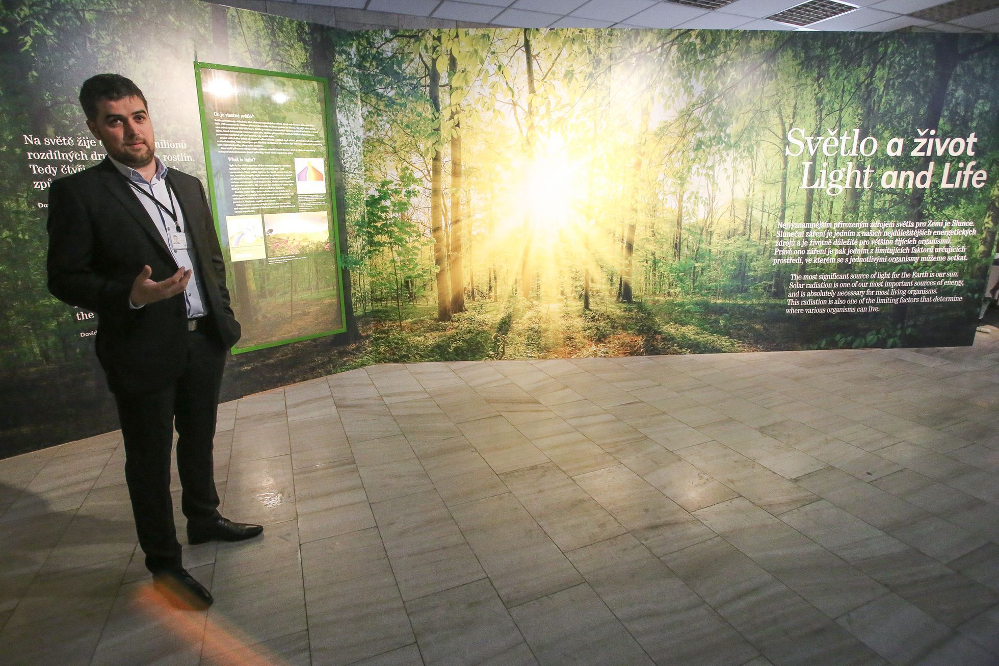 Zahájení přírodopisné výstavy Světlo a život v Nové budově Národního muzea
