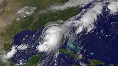 Hurikán Hermine nad Mexickým zálivem