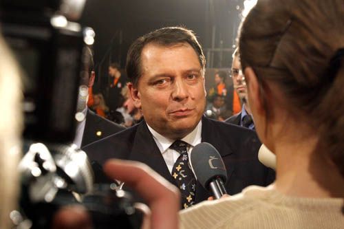 Jiří Paroubek po skončení debaty na TV Nova