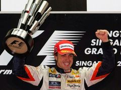 Vítěz GP Singapuru 2008 - Fernando Alonso